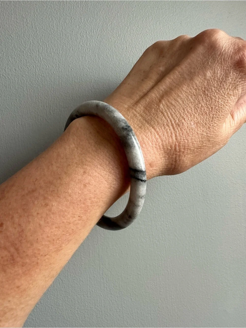 Vintage Grey Marble Bracelet
